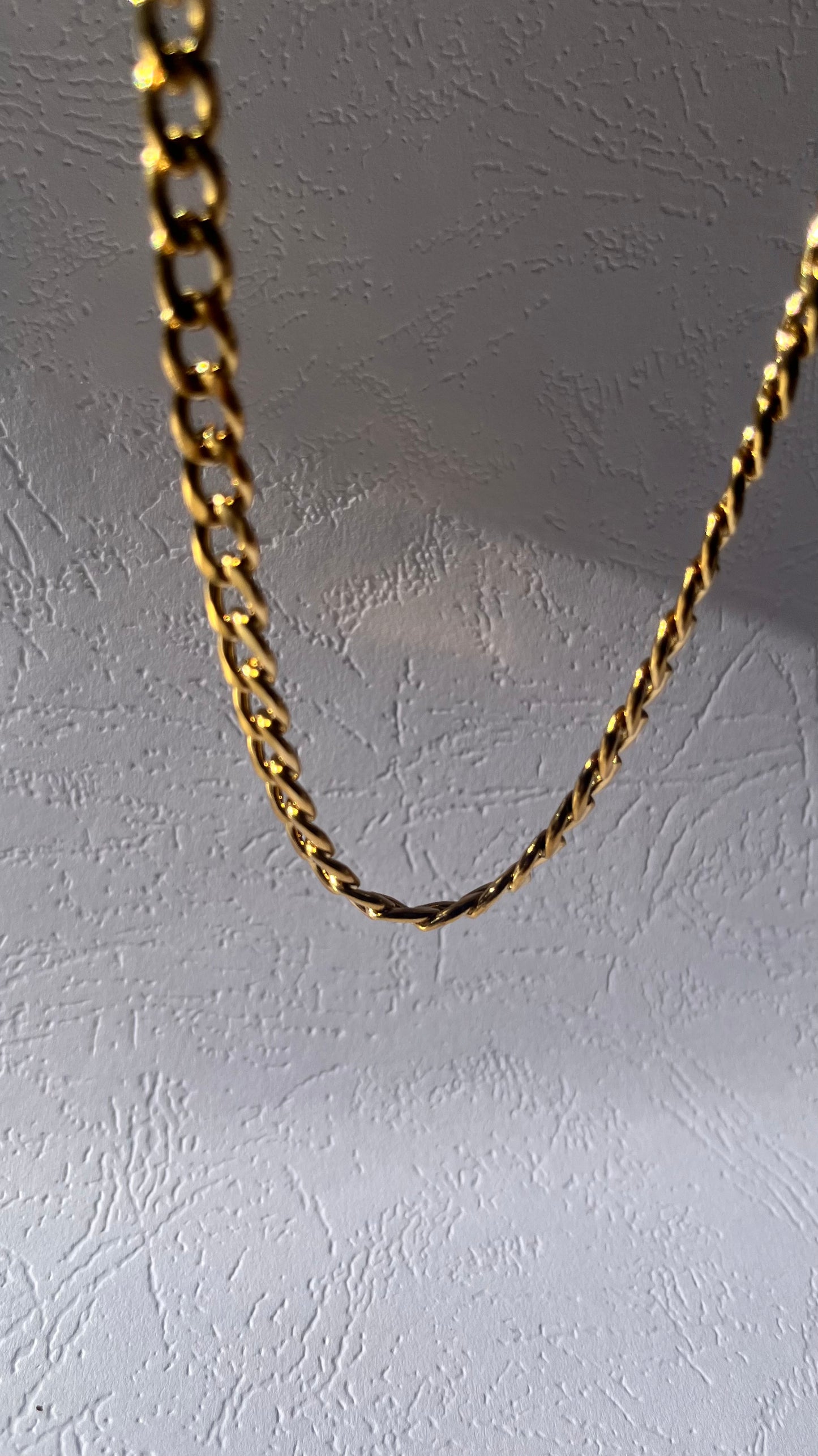 Thick Gold Stainless Steel Cuban Chain